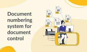 iso document control numbering system